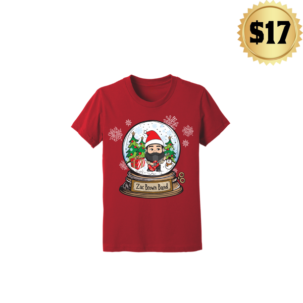 Red Snow Globe Tee (Youth)