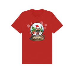 Red Snow Globe Tee