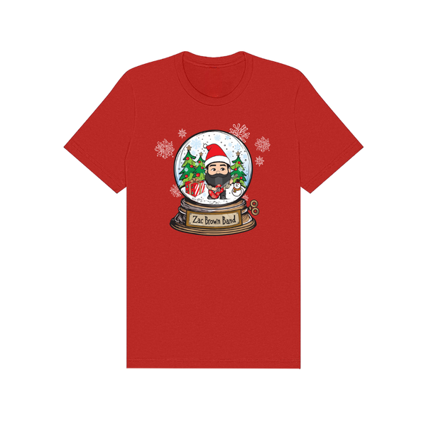 Red Snow Globe Tee