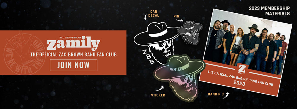 Zac Brown Band Zamily Official Fan Club - Join Now