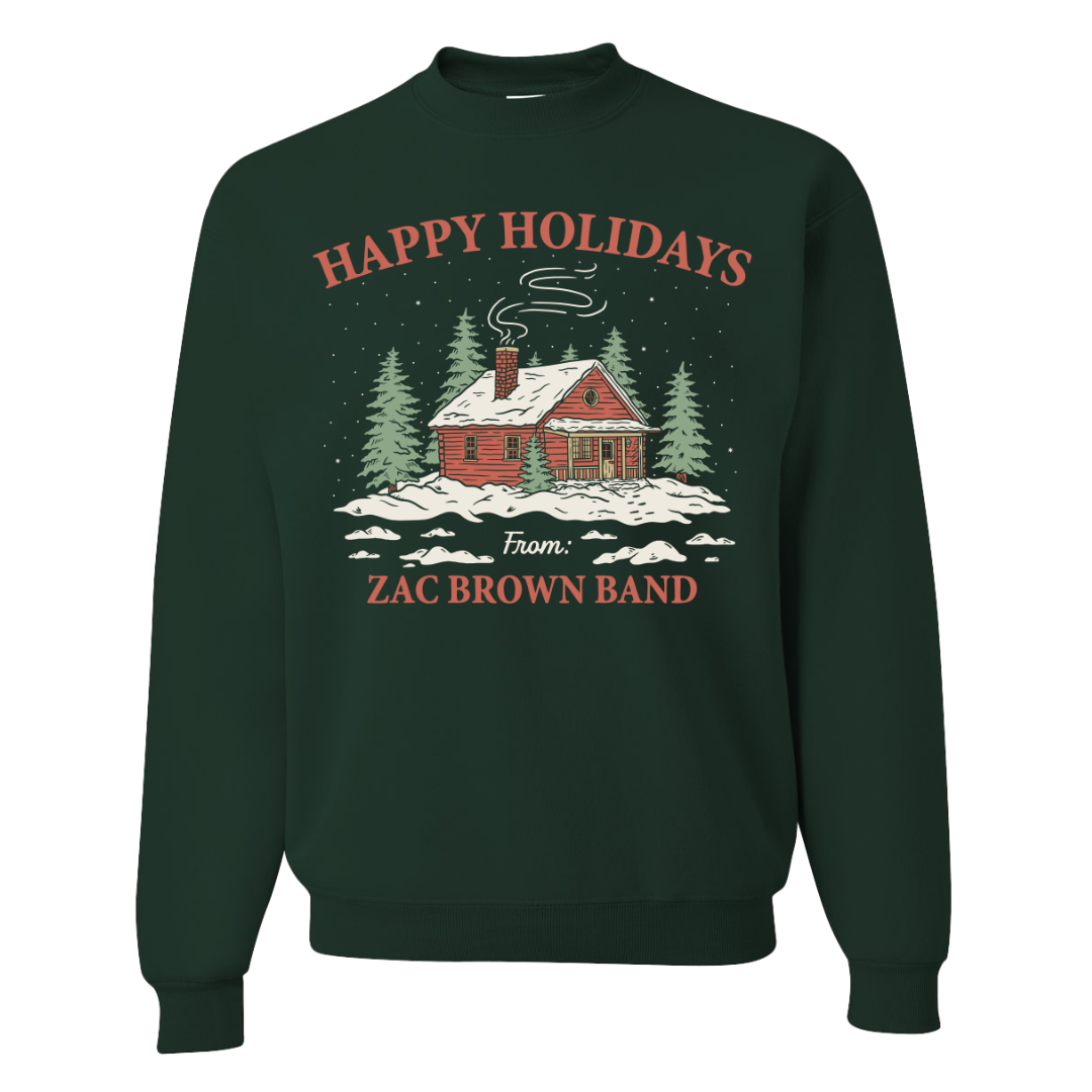Holiday Cabin Crewneck Sweatshirt