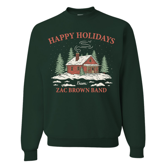 Holiday Cabin Crewneck Sweatshirt