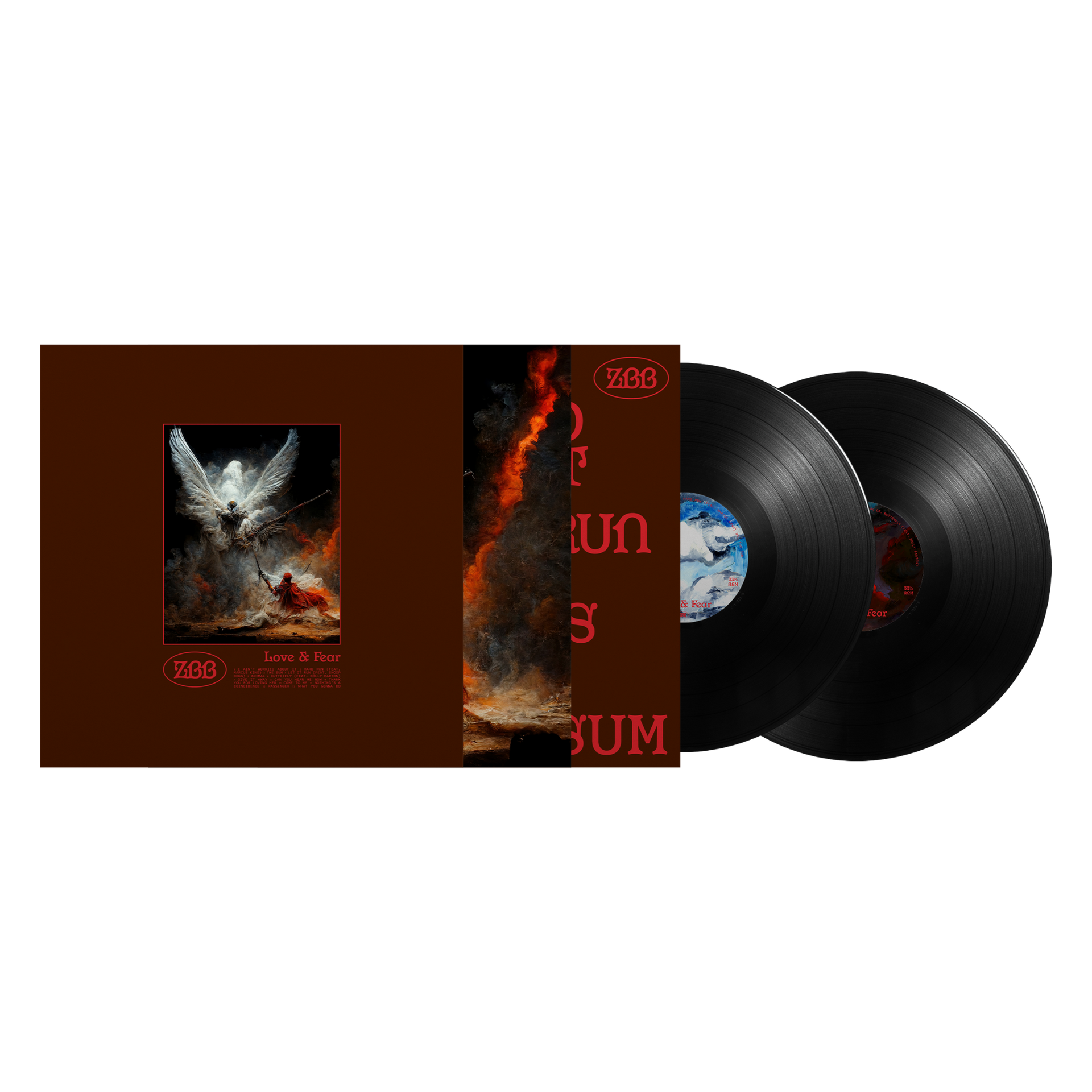 Love & Fear LP (Standard Black) Zac Brown Band