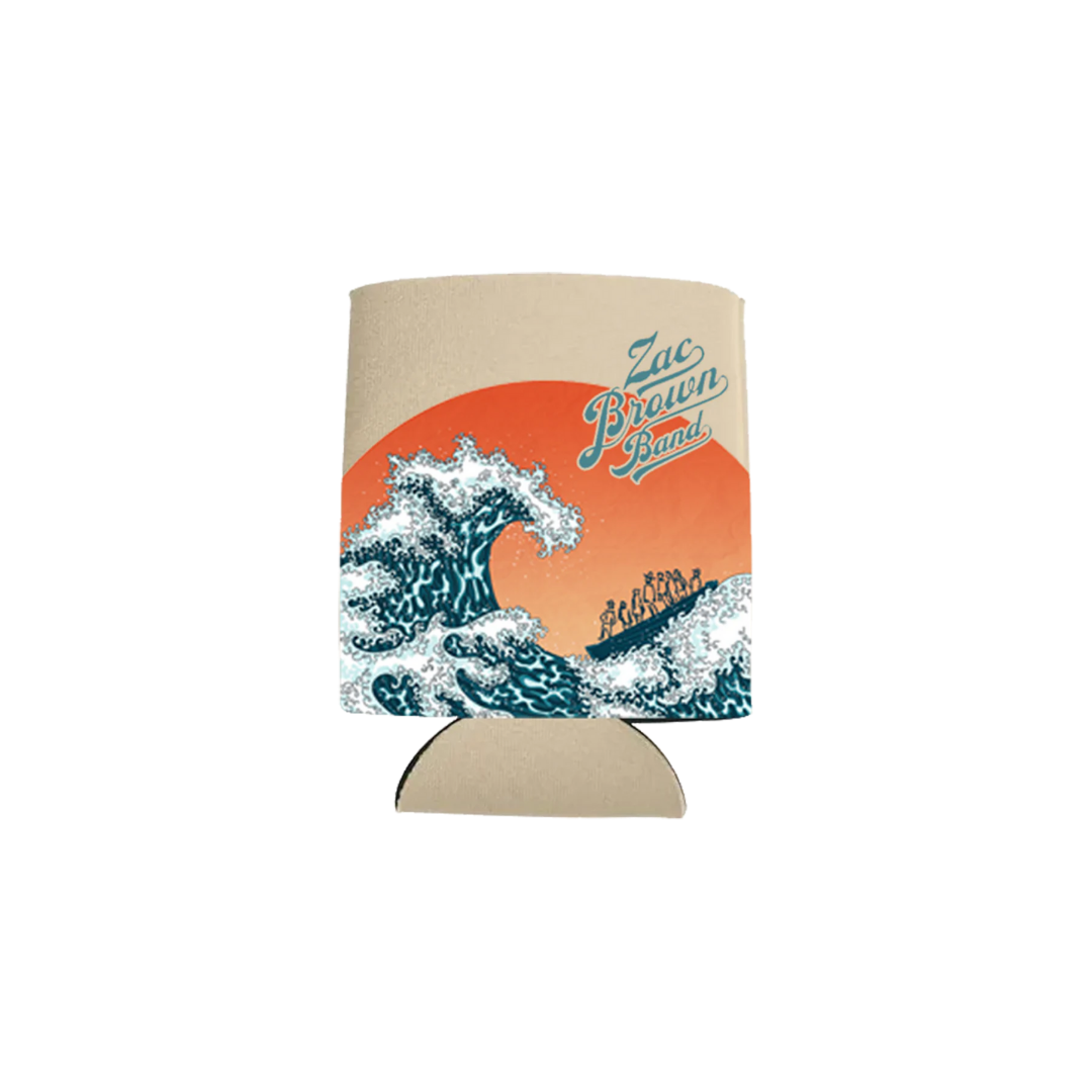 Same Boat Wave Koozie