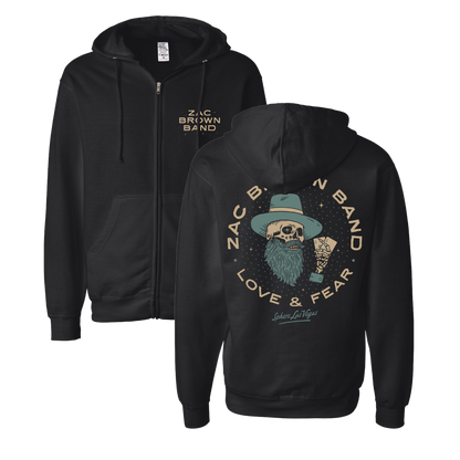 Sphere Skull Zip Hoodie