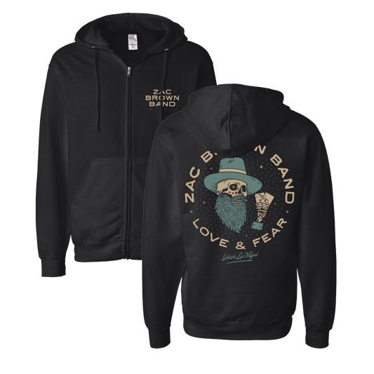 Sphere Skull Zip Hoodie