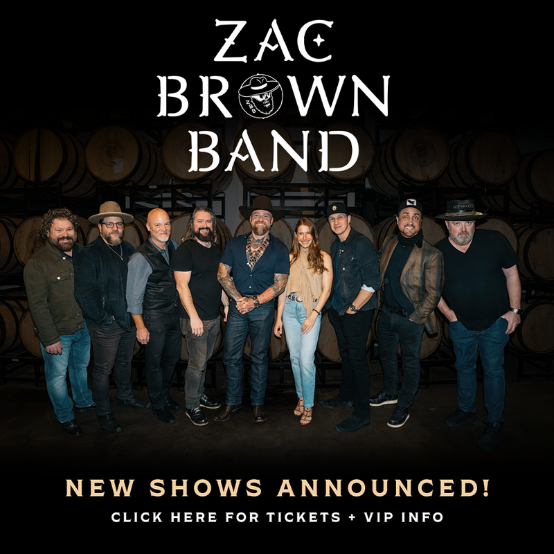 Zac Brown Band New Shows Announced!