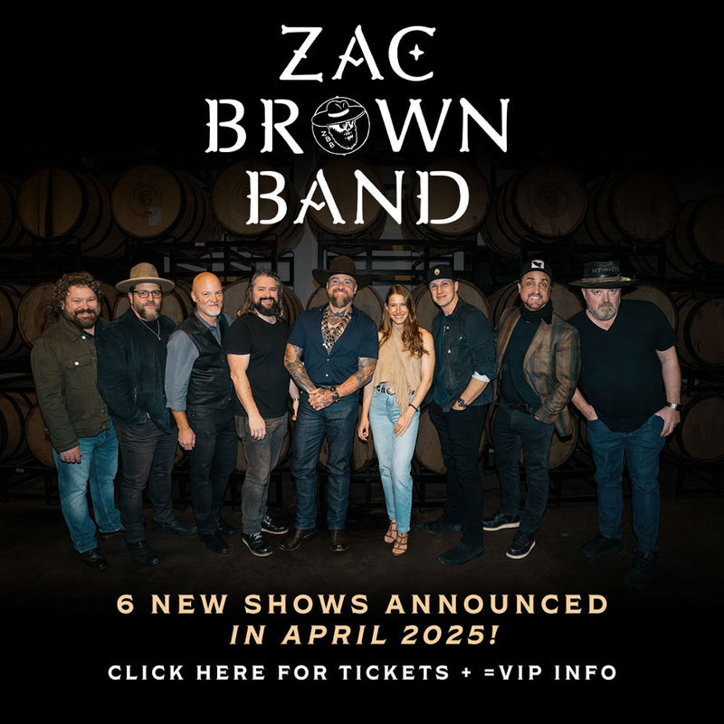 Zac Brown Band 6 New Shows In April 2025